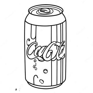 Desenho Para Colorir De Lata De Refrigerante Efervescente 121708 56342