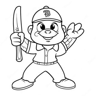 Pagina Para Colorir Do Mascote Dos Braves Em Acao 121732-56358