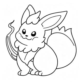 Flareon Páginas Para Colorir