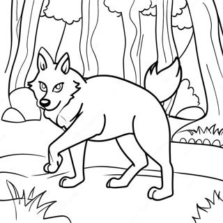 Lobo Páginas para Colorir