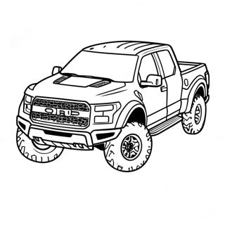 Ford Raptor Páginas Para Colorir