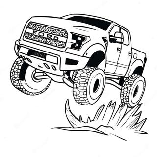 Pagina Para Colorir Do Ford Raptor Monster Truck 121939 56526