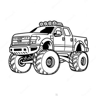 Pagina Para Colorir Do Ford Raptor Monster Truck 121939 56528