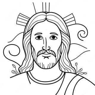 Jesus Ama Você Páginas Para Colorir