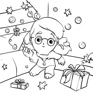 Pagina Para Colorir Arvore De Natal Do Harry Potter 122146 56692