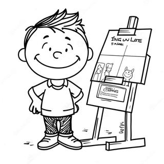 Pagina Para Colorir Big Nate 122168-56695