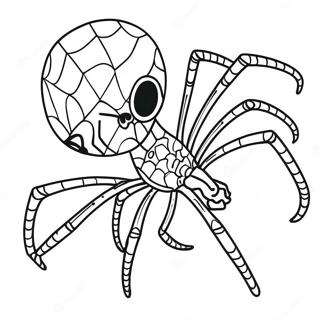 Aranha Punk Páginas Para Colorir