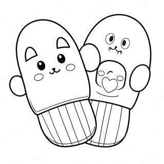 Luvas De Animais Fofas Para Colorir 122530 57048