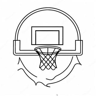 Pagina Para Colorir De Aro De Basquete Com Jogadores 122763 57225