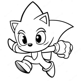 Página Para Colorir Do Silver, O Ouriço Em Ação Páginas Para Colorir