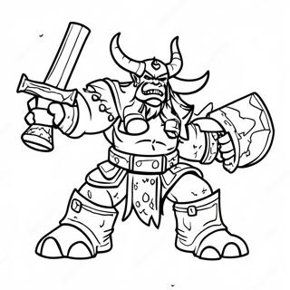 Pagina Para Colorir Do Ork Warboss Em Combate 123199-57558