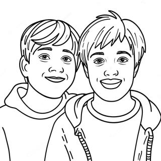 Pagina Para Colorir Do Engracado Sam E Colby 123303 57644