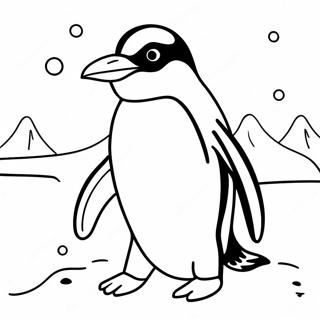 Pagina Para Colorir Pinguim Brincalhao Na Neve 123429-57734