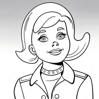 Pagina Para Colorir De Jane Jetson Em Seu Estiloso Traje 123612 57877