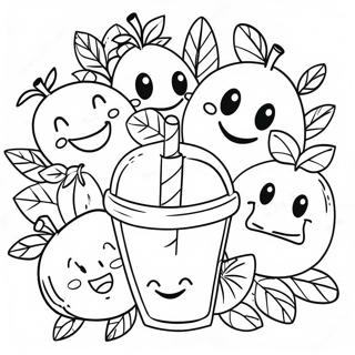 Pagina Para Colorir De Rostos Brilhantes E Sorridentes Comendo Saudavel 123844-58064