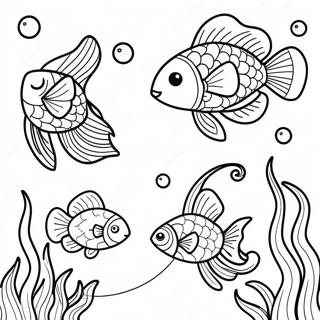 Um Peixe Dois Peixes Páginas Para Colorir