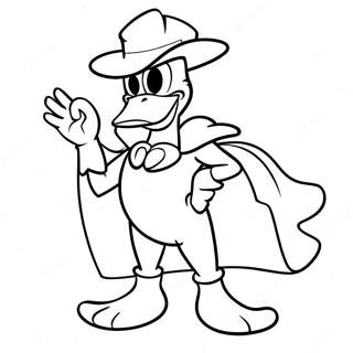 Pato Daffy Páginas para Colorir