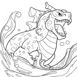 Pagina Para Colorir Da Besta Marinha Ferociosa 124022 58200