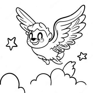 Pagina Para Colorir Super Prata Voando Pelo Ceu 124073-58243