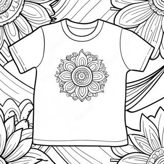 Pagina Para Colorir Do Design Colorido De Camiseta 124330-58525