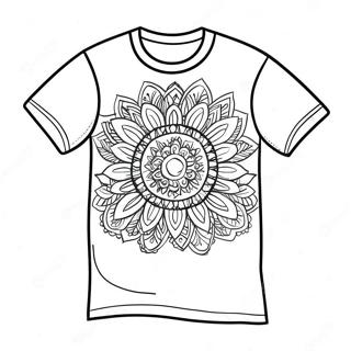 Pagina Para Colorir Do Design Colorido De Camiseta 124330-58526