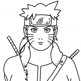 Naruto Shippuden Páginas Para Colorir