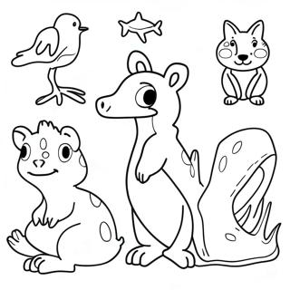 Pagina Para Colorir Animais Australianos 124457-58622