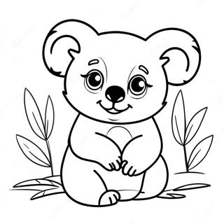 Pagina Para Colorir Fofo Urso Coala 124458-58626