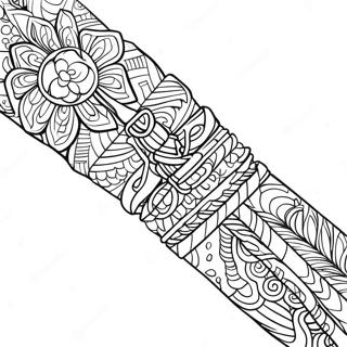 Página Para Colorir Da Pulseira Da Amizade Páginas Para Colorir