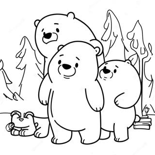 Nós, Os Ursos Páginas Para Colorir