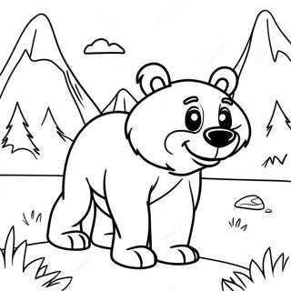 Irmão Urso Páginas Para Colorir