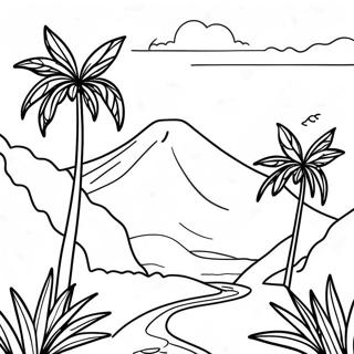 Pagina Para Colorir Da Paisagem Colorida De El Salvador 124715-58826