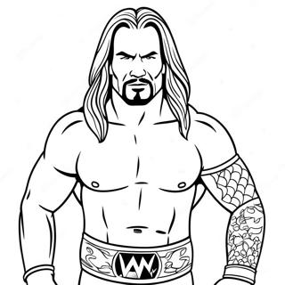 Pagina Para Colorir Da Wwe 124740-58843