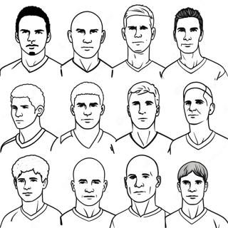 Pagina Para Colorir De Jogadores Famosos Da Copa Do Mundo De Futebol 124768-58870