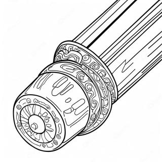 Sabre De Luz Páginas Para Colorir