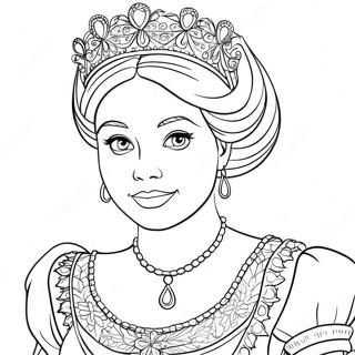 Pagina Para Colorir Da Princesa Negra Real 125284-59271