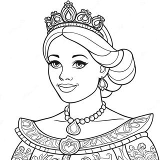 Pagina Para Colorir Da Princesa Negra Real 125284-59272