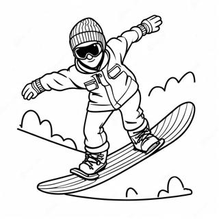 Pagina Para Colorir De Snowboard 125307-59281