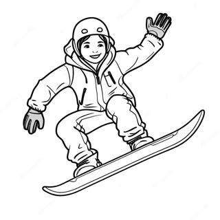 Pagina Para Colorir De Snowboard 125307-59283