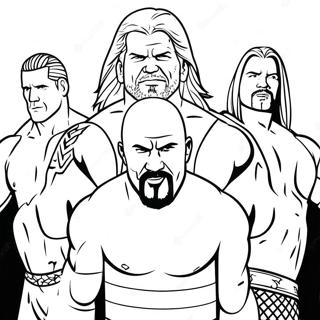 Pagina Para Colorir Dos Superstars Da Wwe Em Acao 125360-59327