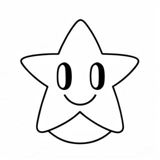 Página Para Colorir Da Estrela Do Mario Páginas Para Colorir