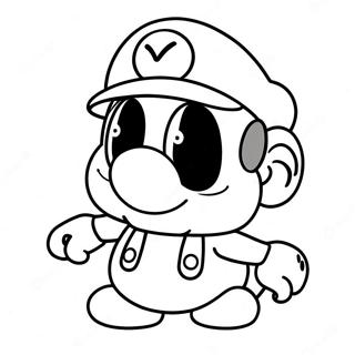 Cappy Mario Odyssey Páginas Para Colorir