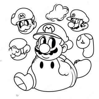 Pagina Para Colorir Do Mario Cappy E Amigos 125568-59497