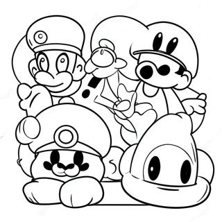 Pagina Para Colorir Do Mario Cappy E Amigos 125568-59500