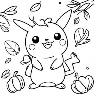 Pagina Para Colorir Do Pikachu Celebrando Acao De Gracas 125592-59511