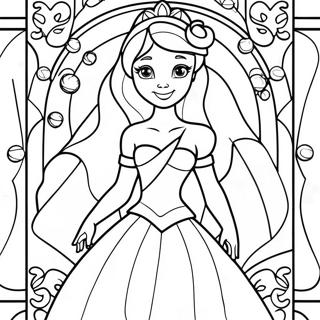 Pagina Para Colorir De Vitral Colorido Das Princesas Da Disney 125823-59687