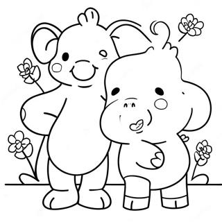Pagina Para Colorir Do Butterbean E Seus Amigos 125849-59705