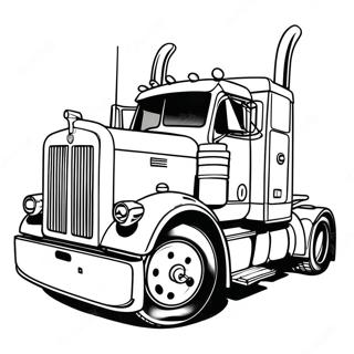 Pagina Para Colorir Do Caminhao Peterbilt Vintage 125927-59767