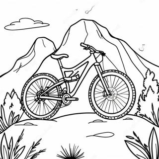 Mountain Bike Páginas Para Colorir