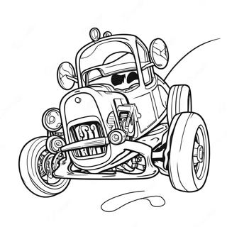 Pagina Para Colorir Do Bone Shaker Hot Wheels Corrida 126033 59859